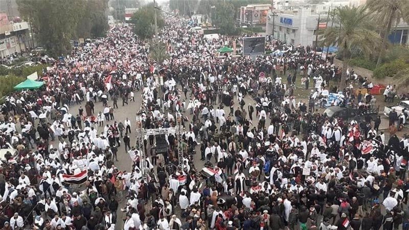 Marcha millonaria en Bagdad reclama la expulsi&oacute;n de tropas estadounidenses del pa&iacute;s