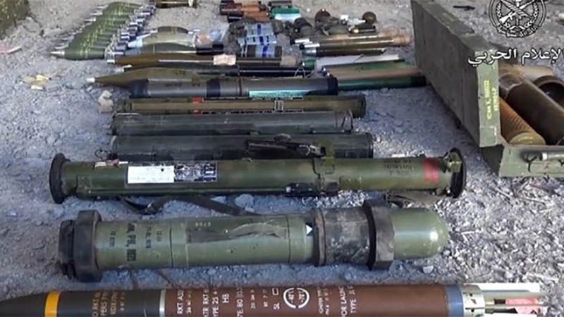 Hallan armamento de origen estadounidense escondido por terroristas cerca de la capital siria