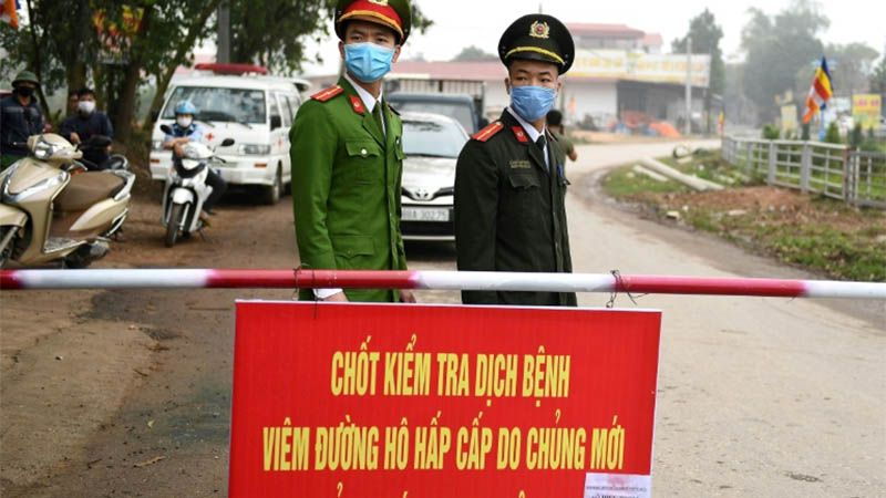 Una ciudad de Vietnam, en cuarentena tras registrar seis casos del nuevo coronavirus