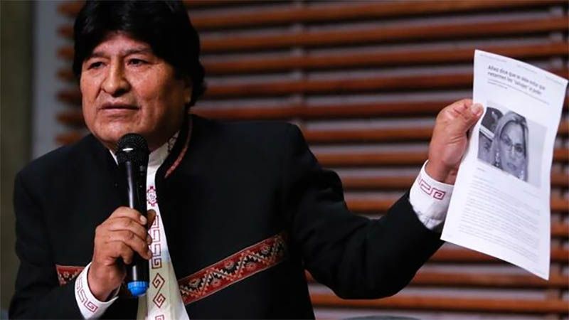 Inhabilitar a Evo Morales para participar en las elecciones obedece a una orden de EEUU