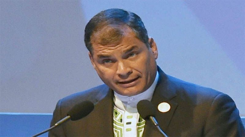 Tribunal de Ecuador sentencia a Rafael Correa a prisi&oacute;n y lo inhabilita en pol&iacute;tica