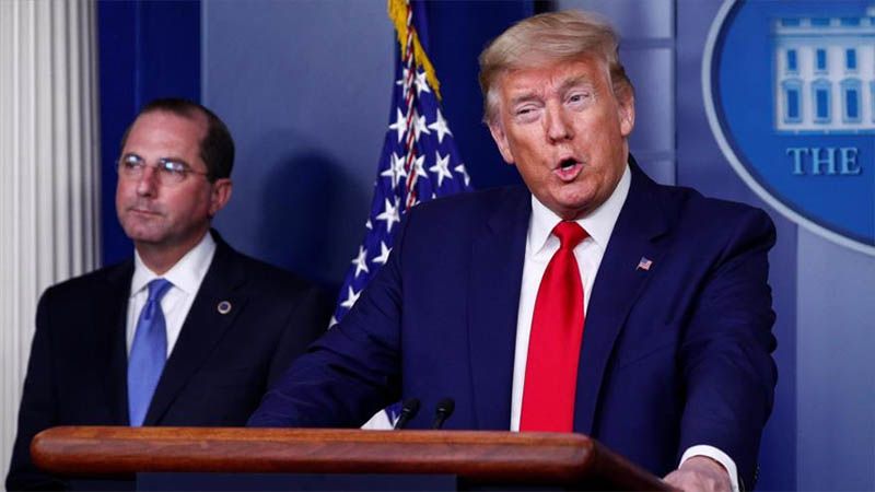 Trump destituir&aacute; al secretario de Salud en medio de cr&iacute;ticas
