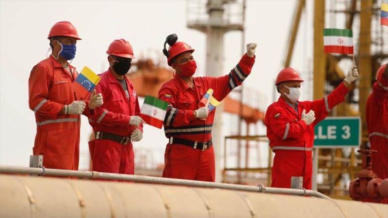 El cuarto buque cisterna iran&iacute; lleg&oacute; a su destino en Venezuela