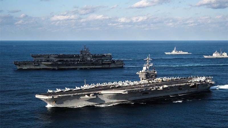 EEUU env&iacute;a dos portaviones al mar de la China Meridional en plena escalada de tensi&oacute;n con Pek&iacute;n