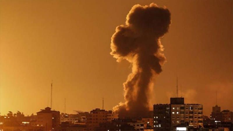 Aviones de combate israel&iacute;es vuelven a bombardear la Franja de Gaza