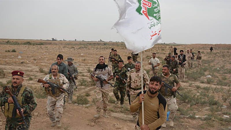 Las fuerzas populares iraqu&iacute;es incautan gran cantidad de misiles y cohetes de Daesh