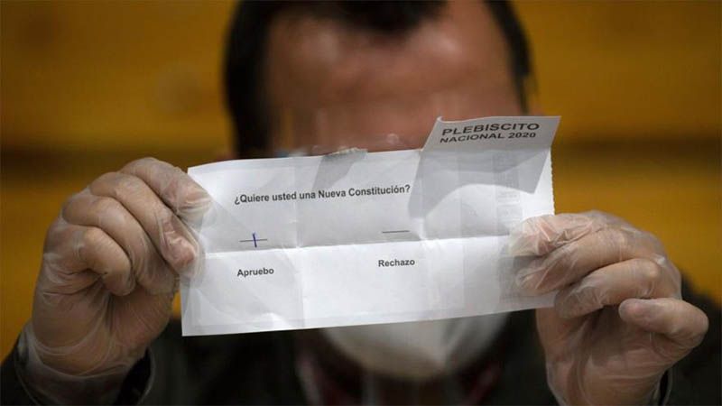 Chile aprueba por una aplastante mayor&iacute;a redactar una nueva Constituci&oacute;n