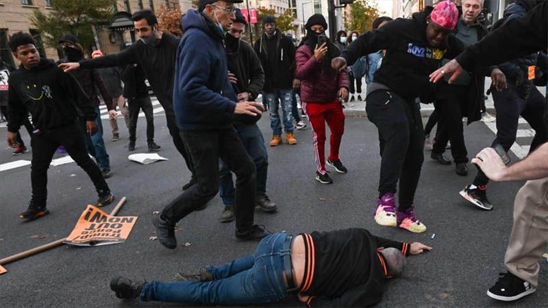 Las violentas protestas pro-Trump en Washington dejan 20 detenidos y varios heridos