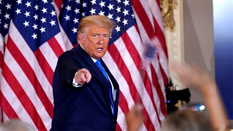 Trump a sus partidarios: Nos vemos dentro de cuatro a&ntilde;os