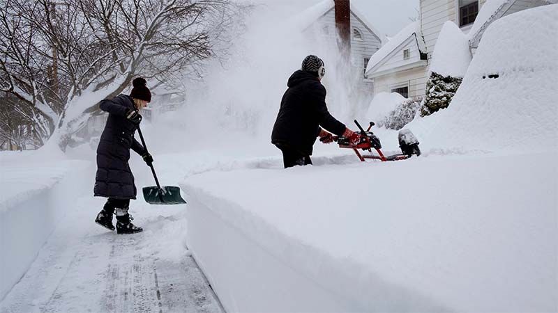 Mueren siete personas por las tormentas de nieve que afectan al noreste de EEUU
