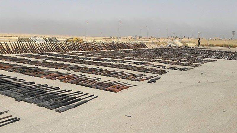 Fuerzas sirias incautan armas pertenecientes a la OTAN en un cuartel de Daesh en Homs