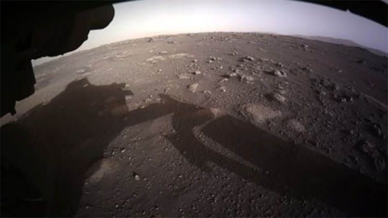 La NASA divulga el primer v&iacute;deo y sonido del aterrizaje de Perseverance en Marte