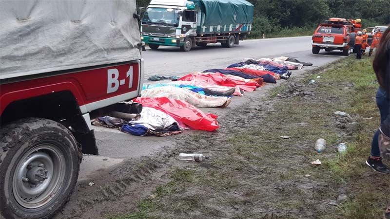 Mueren 21 personas por un accidente de un autob&uacute;s en Bolivia