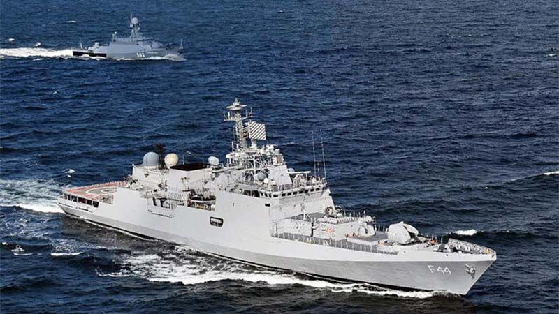 India despliega buques de guerra en el mar de la China Meridional