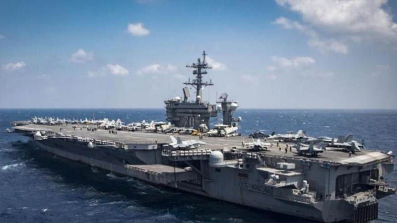 Estados Unidos env&iacute;a otro portaviones nuclear al oc&eacute;ano &Iacute;ndico