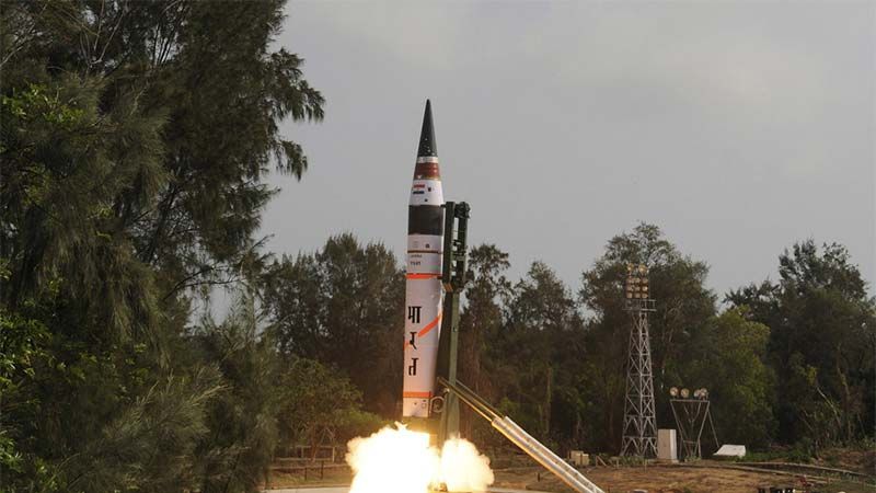 La India lanza con &eacute;xito un misil bal&iacute;stico capaz de portar una ojiva nuclear