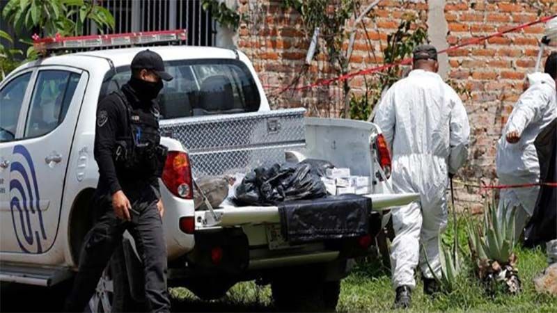 Encuentran dos bolsas con restos humanos en el estado mexicano de Jalisco
