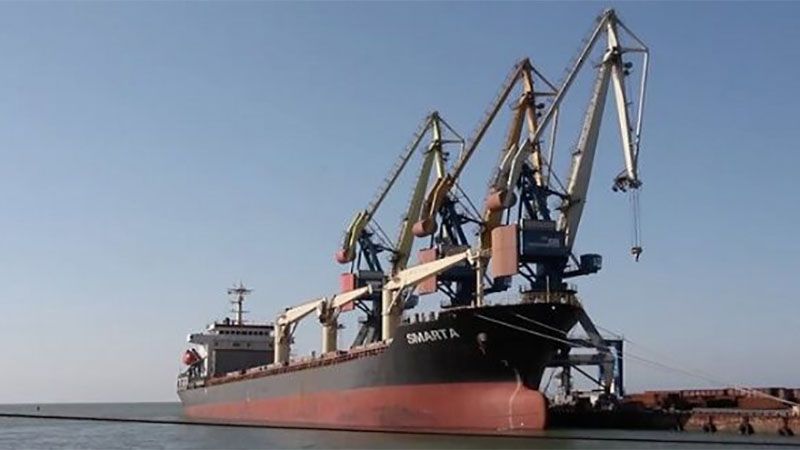 Un segundo barco ruso llega al puerto de Mari&uacute;pol