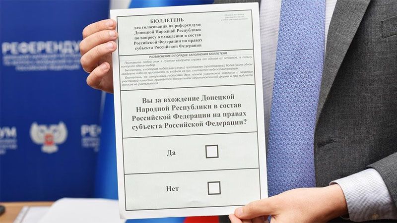 Donb&aacute;s, Jers&oacute;n y Zaporozhie inician referendo para unirse a Rusia
