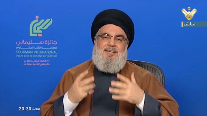El l&iacute;der de Hezbol&aacute;: Queremos en L&iacute;bano un presidente valiente que no teme las amenazas de EEUU