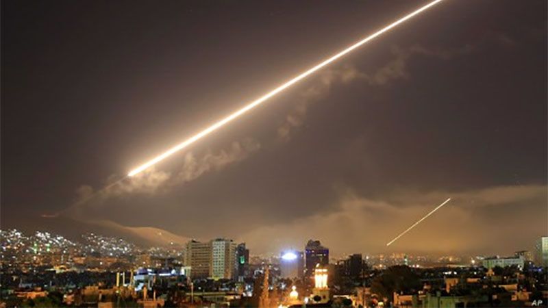 Defensa a&eacute;rea de Siria contrarresta ataques a&eacute;reos israel&iacute;es