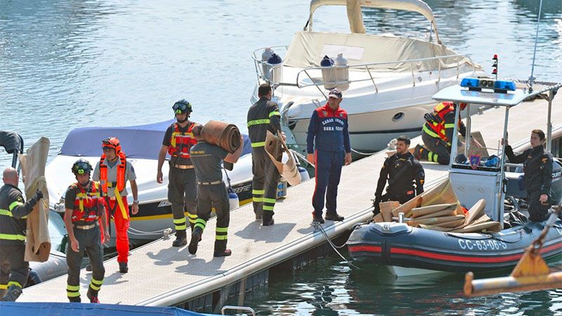 Agentes secretos israel&iacute;es e italianos iban en el barco que naufrag&oacute; en un lago de Italia