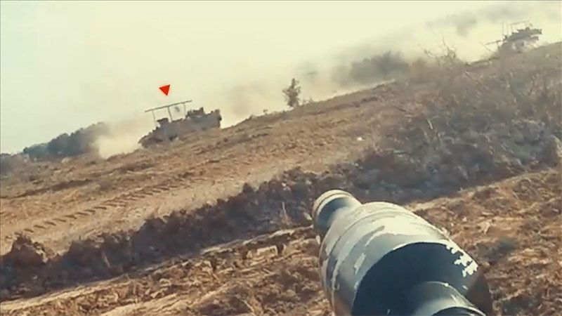 Hamas destruye decenas de veh&iacute;culos militares de la ocupaci&oacute;n israel&iacute; en un solo d&iacute;a