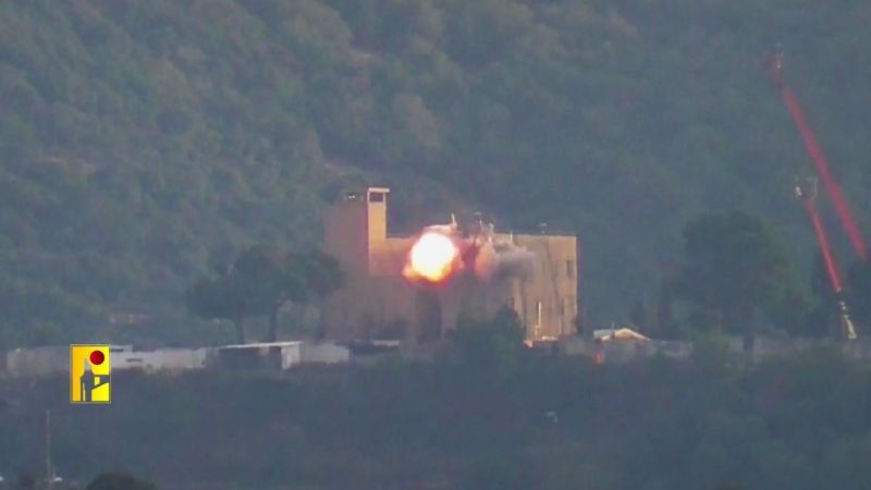 Misiles de la Resistencia en L&iacute;bano impactan y derriban una fortaleza de la ocupaci&oacute;n israel&iacute;