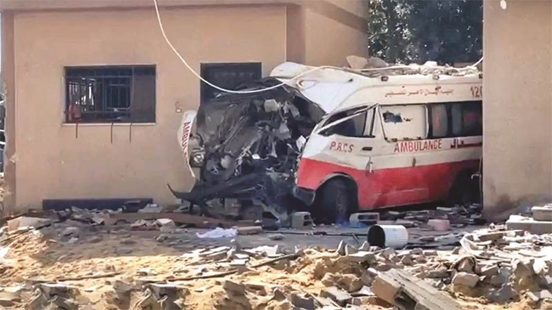 El ej&eacute;rcito de ocupaci&oacute;n israel&iacute; asalta la sede de la Media Luna Roja en Gaza