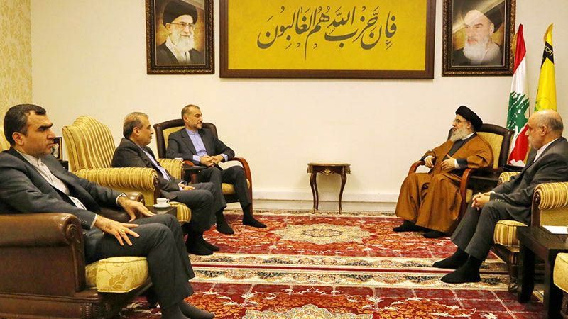 El l&iacute;der de Hezbol&aacute; mantiene un encuentro en Beirut con el canciller de Ir&aacute;n