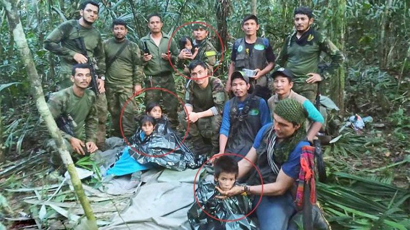 Un informe revela detalles sobre c&oacute;mo sobrevivieron 4 ni&ntilde;os en la selva de Colombia