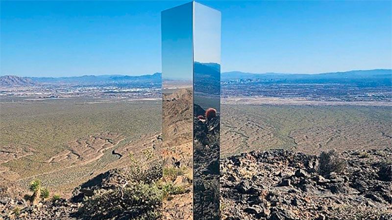 Encuentran una misteriosa estructura en medio del desierto de EEUU
