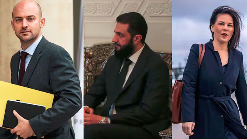 Ministros de Exteriores de Alemania y Francia llegan a Damasco para abordar la transici&oacute;n siria