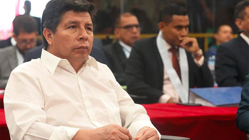 El expresidente peruano Pedro Castillo inicia una huelga de hambre