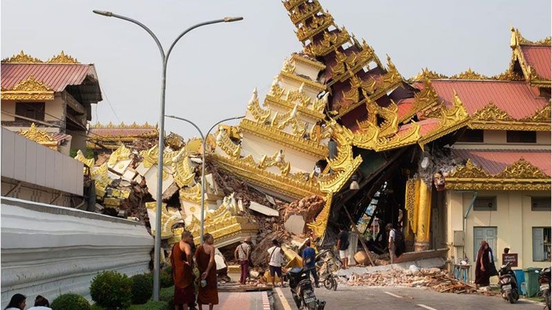 Aumentan a cerca de 3.150 los muertos y a m&aacute;s de 4.500 los heridos por el terremoto en Birmania