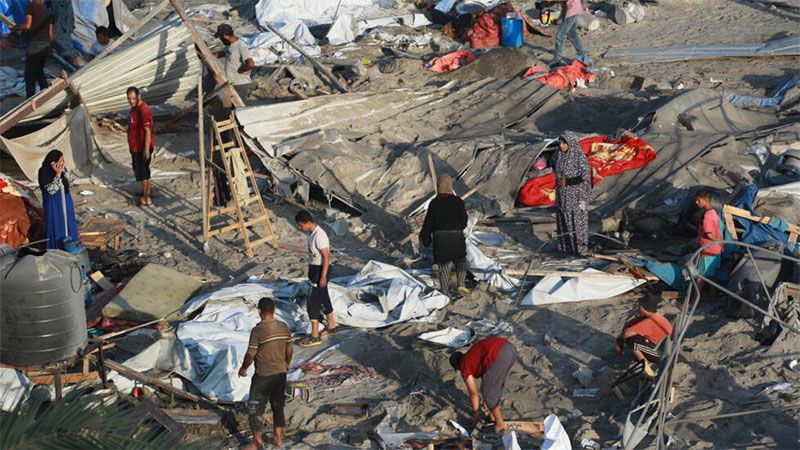 Al menos 23 muertos por ataques israel&iacute;es contra tiendas de campa&ntilde;a en la Franja de Gaza