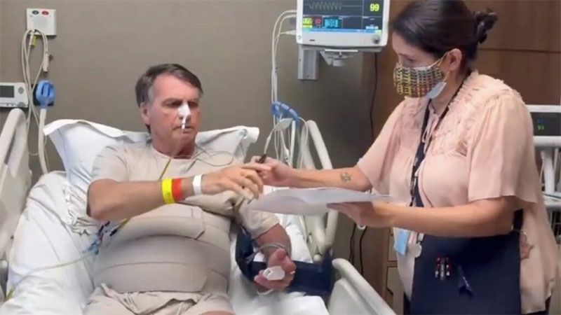 Empeora el estado de Bolsonaro tras enfadarse por aviso judicial