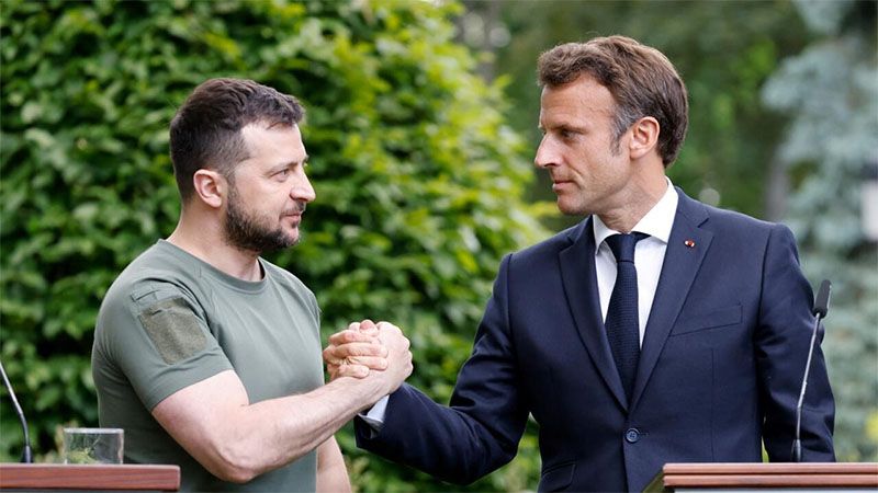 Macron propone enviar &ldquo;fuerzas de refuerzo&rdquo; a Ucrania