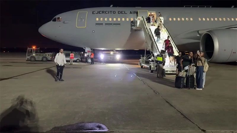 Llegan a Madrid los primeros espa&ntilde;oles evacuados de la entidad sionista e Ir&aacute;n
