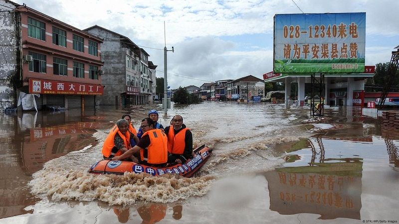 M&aacute;s de diez muertos y 33 desaparecidos por fuertes inundaciones en el noroeste de China