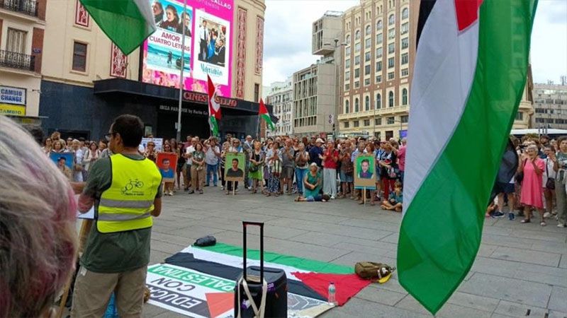 Madrid rinde homenaje los 18.500 ni&ntilde;os de Gaza asesinados por el r&eacute;gimen israel&iacute;