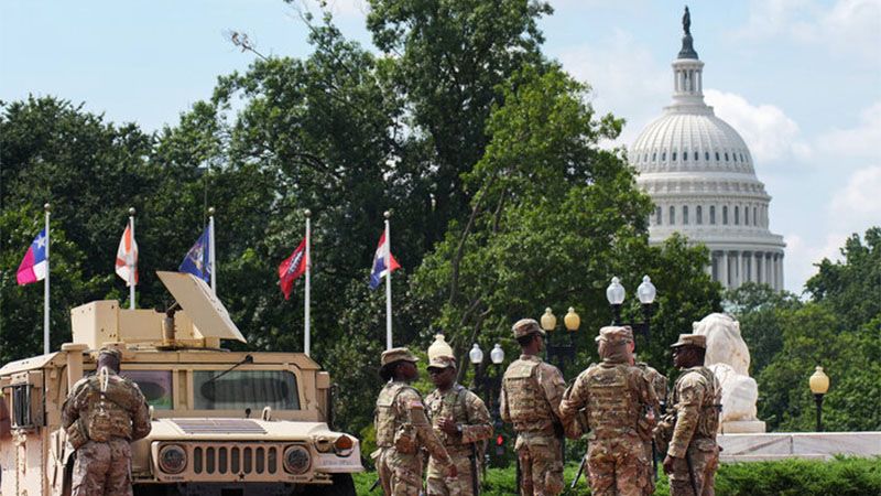 Trump amenaza con declarar el estado de emergencia en la capital de EEUU