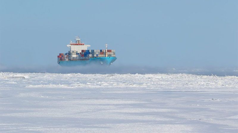 China abre nueva ruta mar&iacute;tima para llegar a Europa en 18 d&iacute;as cruzando el &Aacute;rtico