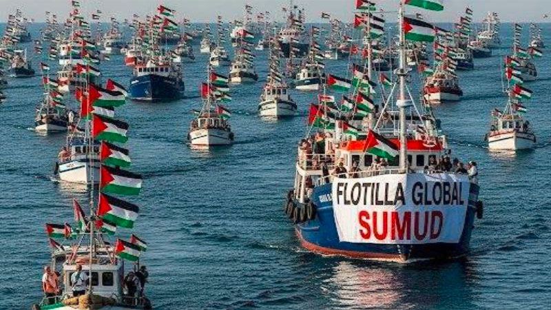 Flotilla Sumud denuncia nuevo ataque con drones a sus embarcaciones en su traves&iacute;a hacia Gaza