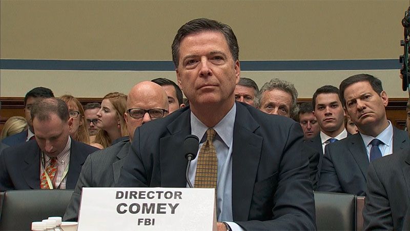 Imputan al exjefe del FBI James Comey por falso testimonio y obstrucci&oacute;n a la Justicia