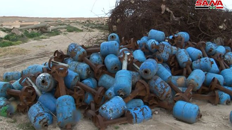 Descubren un campamento de Daesh que contiene una red de t&uacute;neles y una f&aacute;brica de proyectiles